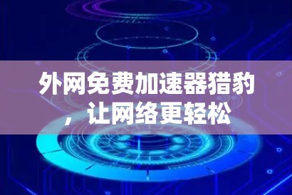 外网免费加速器猎豹,让网络更轻松