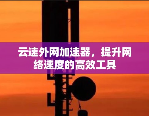云速外网加速器，提升网络速度的高效工具