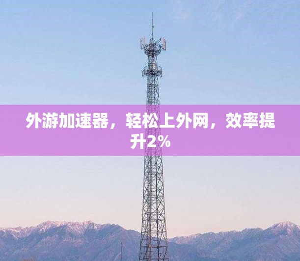 外游加速器，轻松上外网，效率提升2%