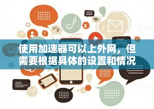 使用加速器可以上外网，但需要根据具体的设置和情况来调整。以下是一些基本步骤和注意事项，帮助你上外网