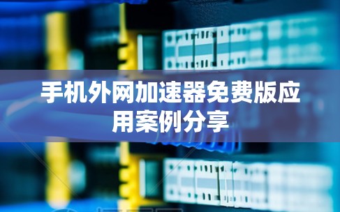 手机外网加速器免费版应用案例分享