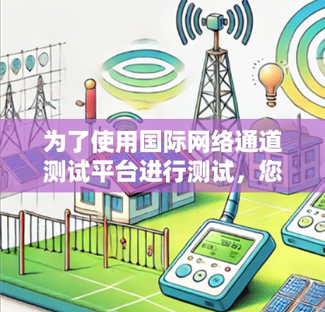 为了使用国际网络通道测试平台进行测试，您可以按照以下步骤进行