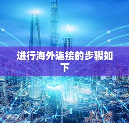 进行海外连接的步骤如下