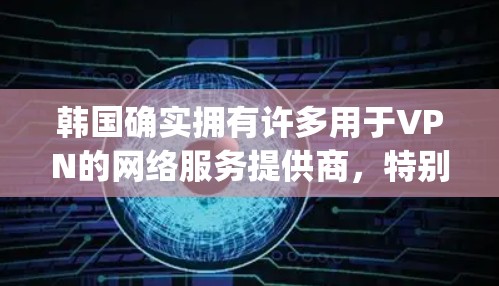 韩国确实拥有许多用于VPN的网络服务提供商,特别是在提供加密视频流(encrypting video streaming 方面。以下是一些韩国VPN节点和相关服务