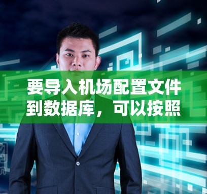 要导入机场配置文件到数据库,可以按照以下步骤进行