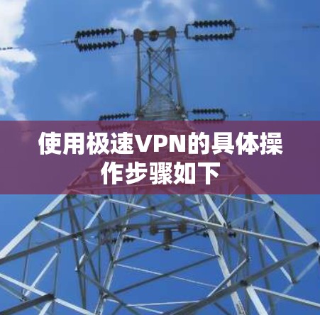 使用极速VPN的具体操作步骤如下