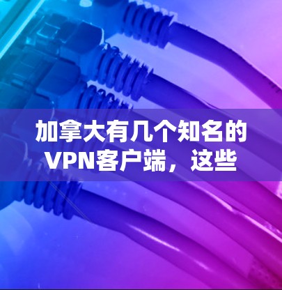 加拿大有几个知名的VPN客户端，这些客户端通常提供多种选择，满足不同的用户需求。以下是几个主要的 VPN 加拿大客户端
