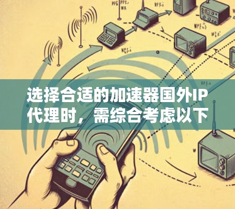 选择合适的加速器国外IP代理时,需综合考虑以下几个方面