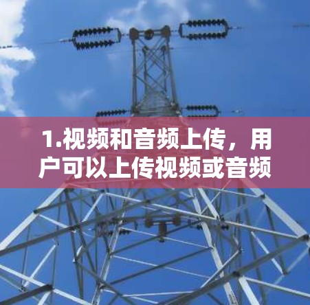 1.视频和音频上传,用户可以上传视频或音频文件,加速器自动处理上传过程,提升速度