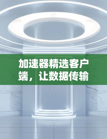 加速器精选客户端,让数据传输更快更轻松